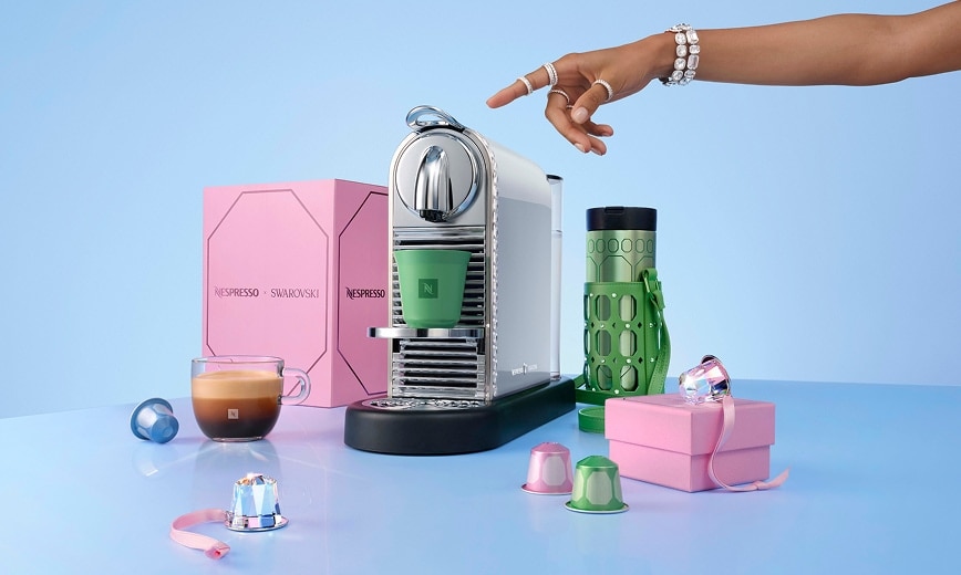 Nespresso x Swarovski Crystal Ornament Original - Coffee