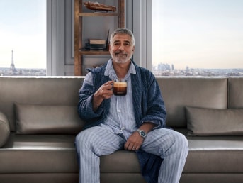 George Clooney Chooses Coffee for Taste Nespresso AU