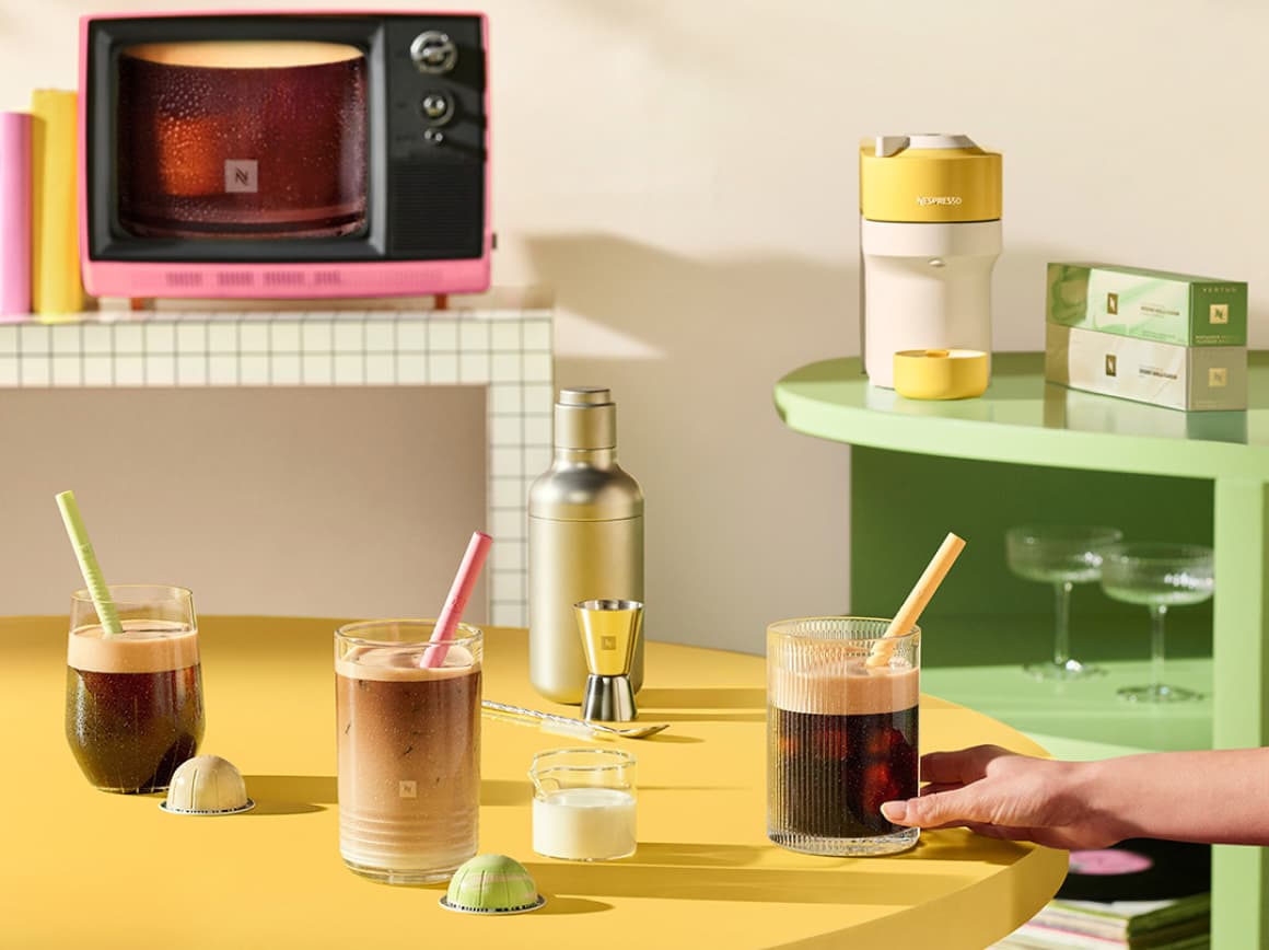 Cafeteira Vertuo Pop Amarelo Summer com Aeroccino 110v | Nespresso
