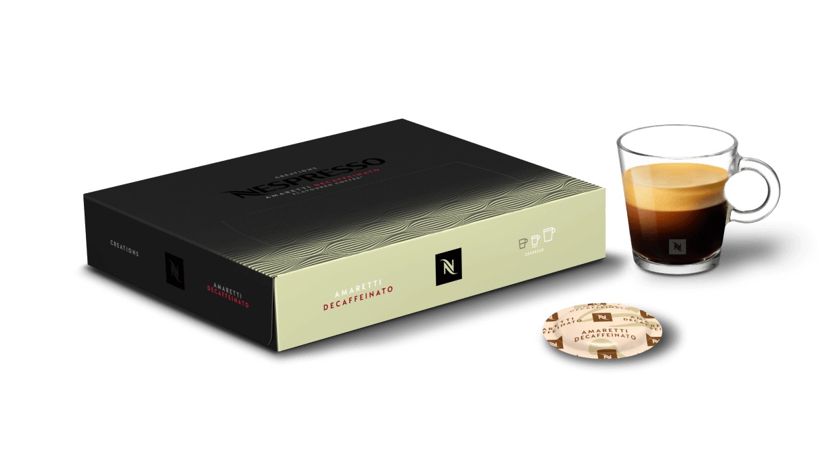 ネスプレッソ プロフェッショナル デカフェナート 4箱 業務用】アマレッティ デカフェナート（1箱50個入）｜ポッドコーヒー
