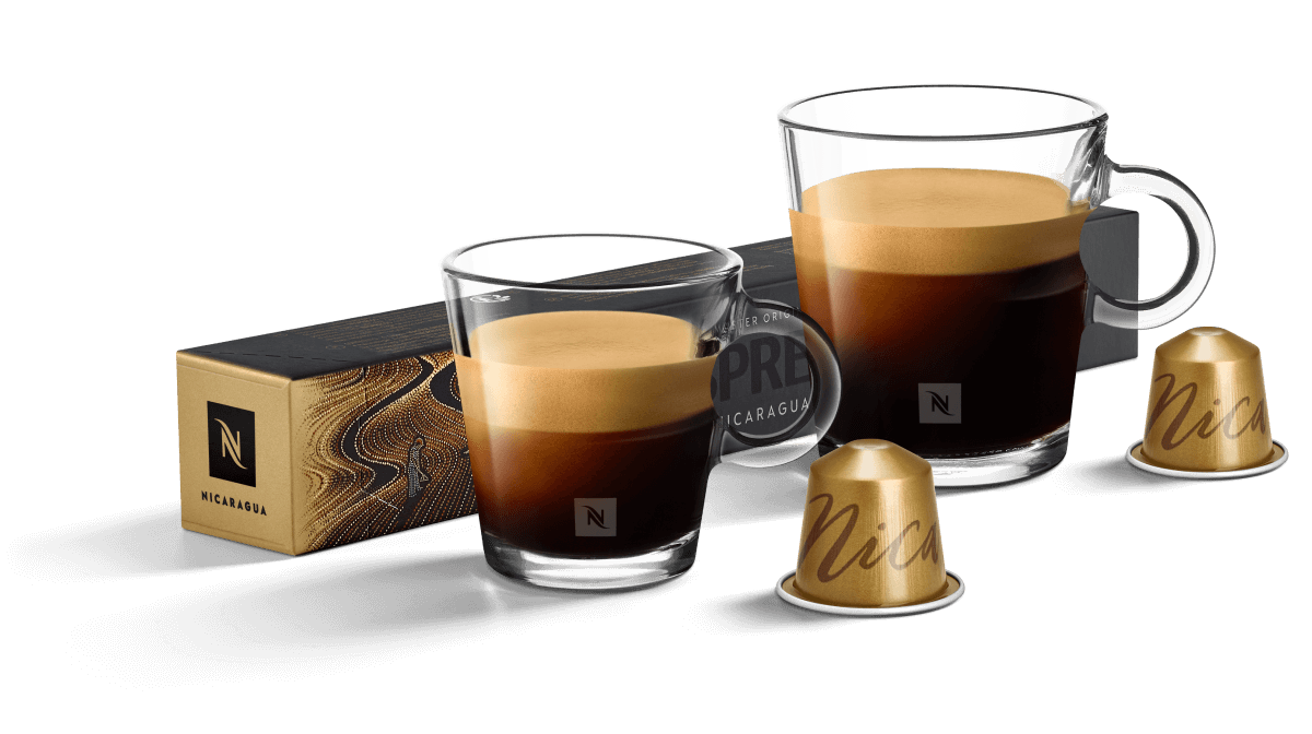 Cápsula de Café Nicaragua 40/110ml - Original | Nespresso Brasil