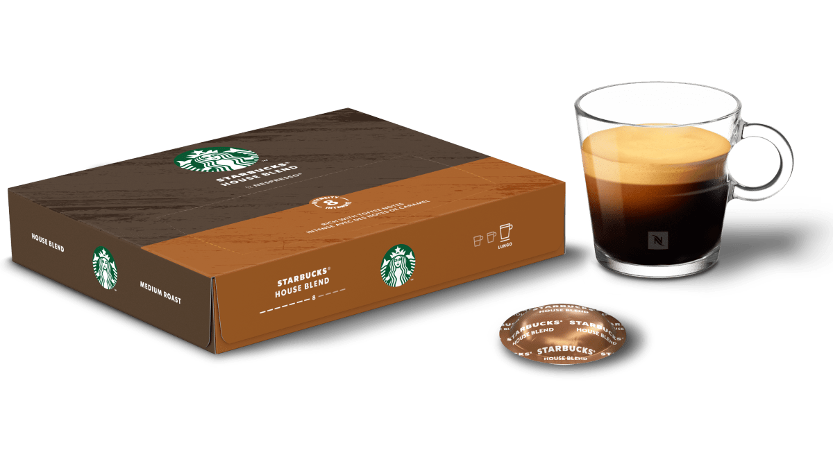 Starbucks® Coffee Pods for Nespresso® Vertuo Machines Smooth