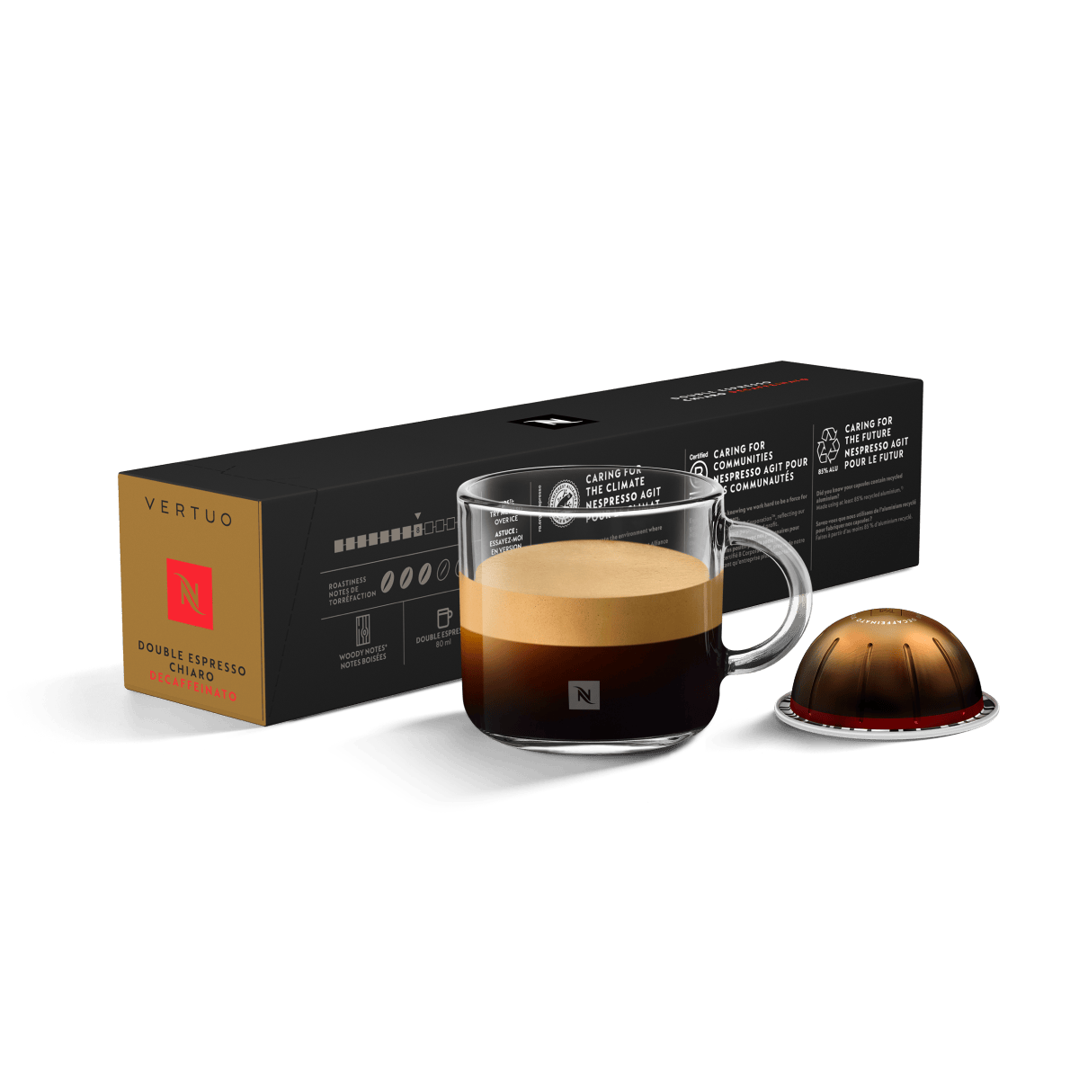 Double Espresso Chiaro Kafeinsiz Kahve Kapsülü | Nespresso Türkiye