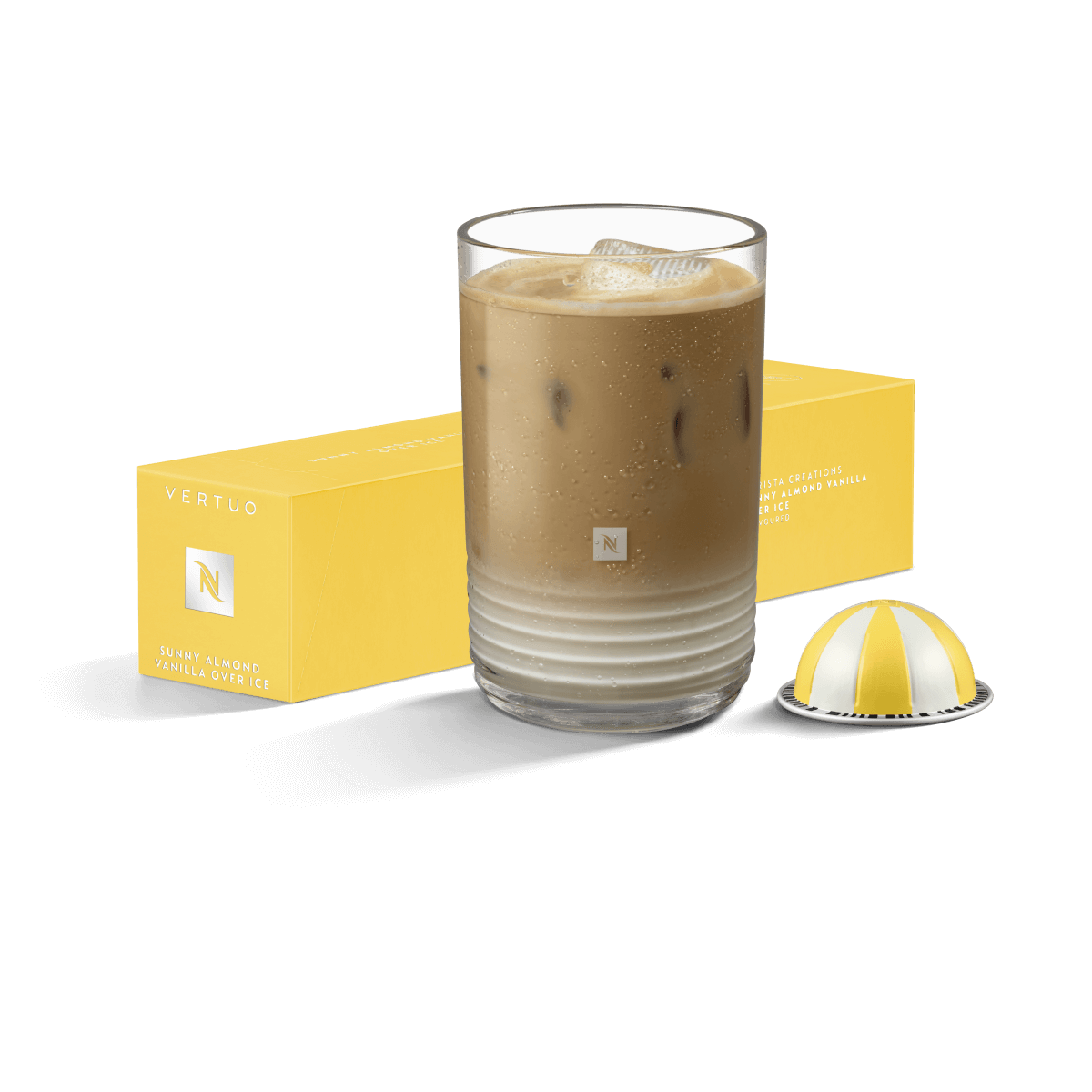 Sunny Almond Vanilla Flavor Over Ice