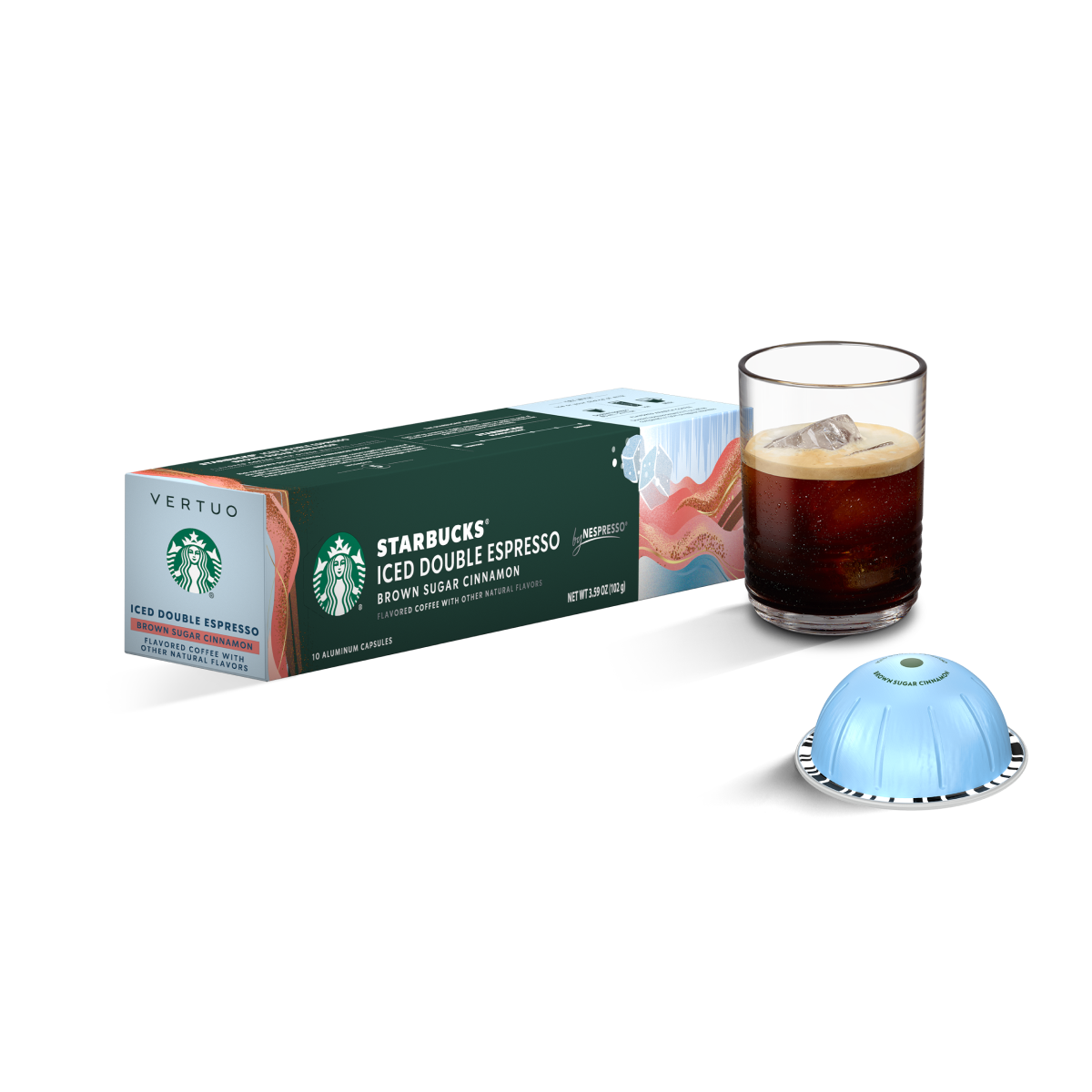Starbucks® Iced Double Espresso Brown Sugar Cinnamon​ - Nespresso