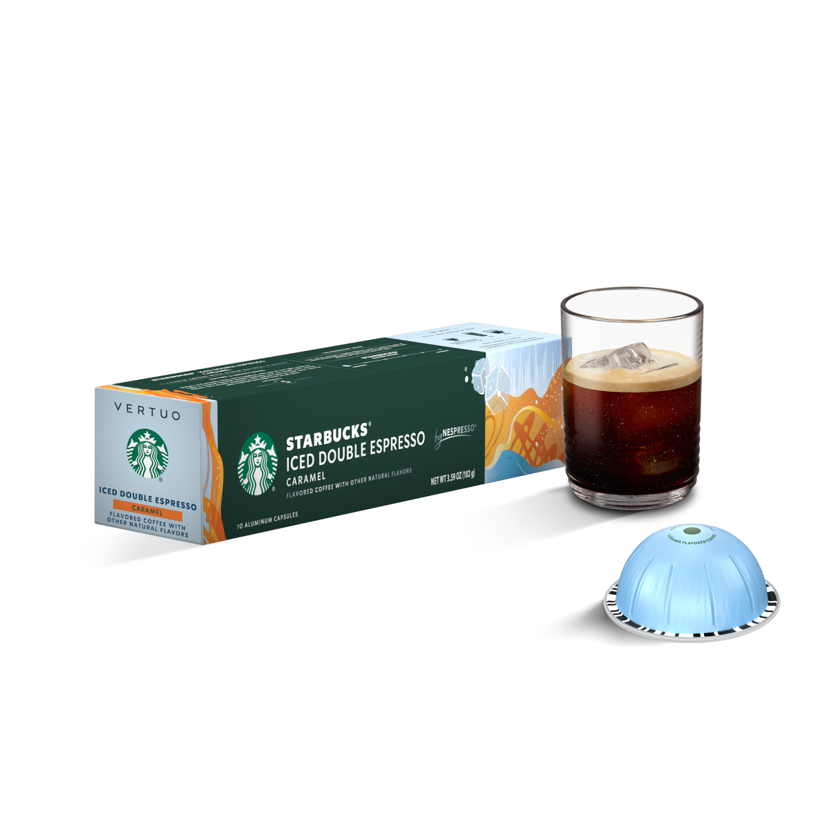 Starbucks® ​Iced Double Espresso Caramel​