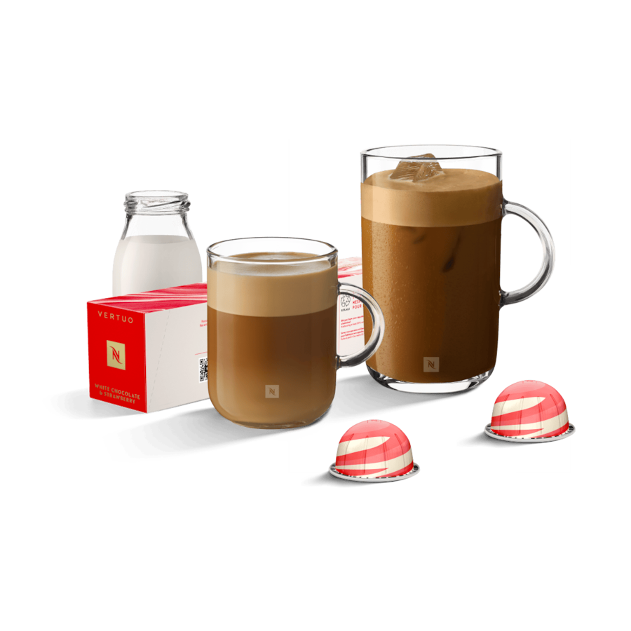 White Chocolate & Strawberry Coffee Capsule - Nespresso Türkiye
