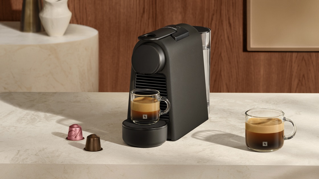 Nespresso Essenza Mini D Matte Black Original Kaffeemaschine