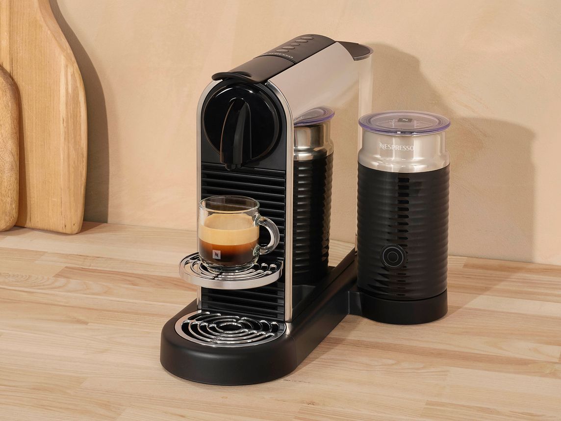 CitiZ Platinum&Milk Stainless steel Coffee Machine - Nespresso™ Italy
