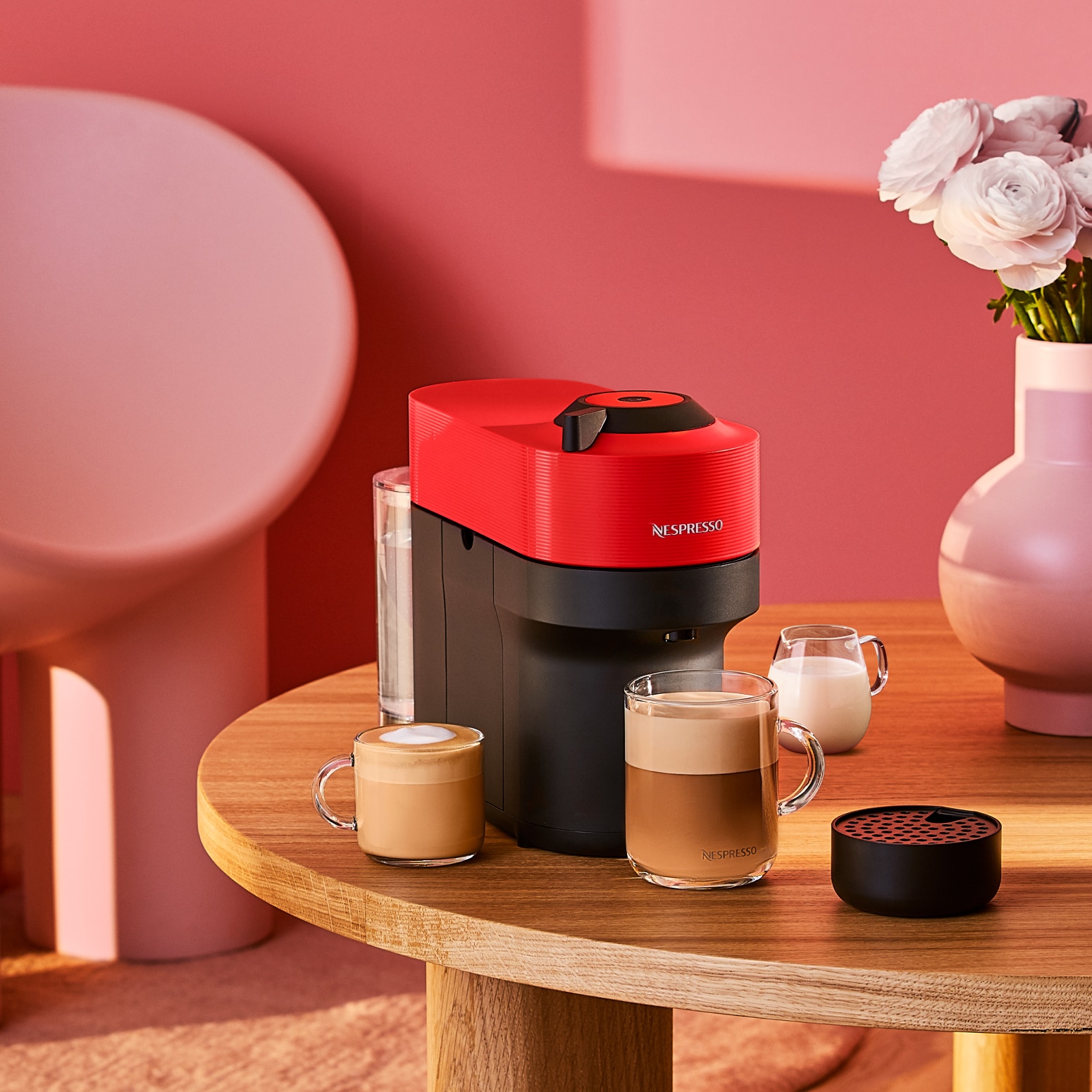 Vertuo Pop Red Coffee Machine