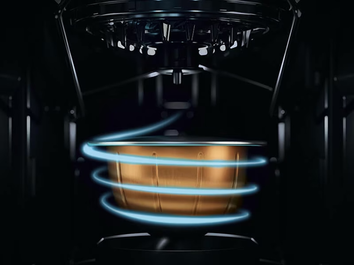 Imagem da tecnologia centrifusion da cafeteira Nespresso Vertuo Pop