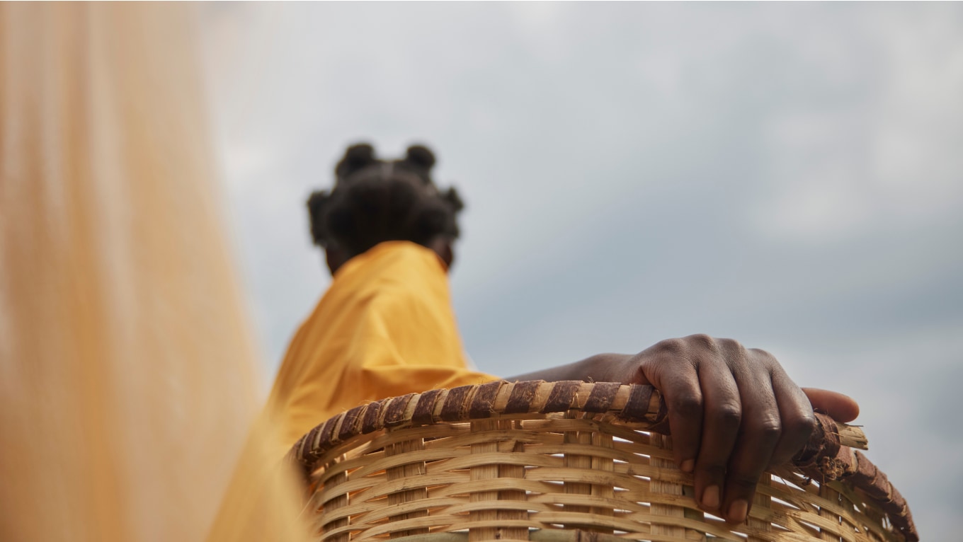 Nespresso's Reviving Origins program Congo coffee bean pickup