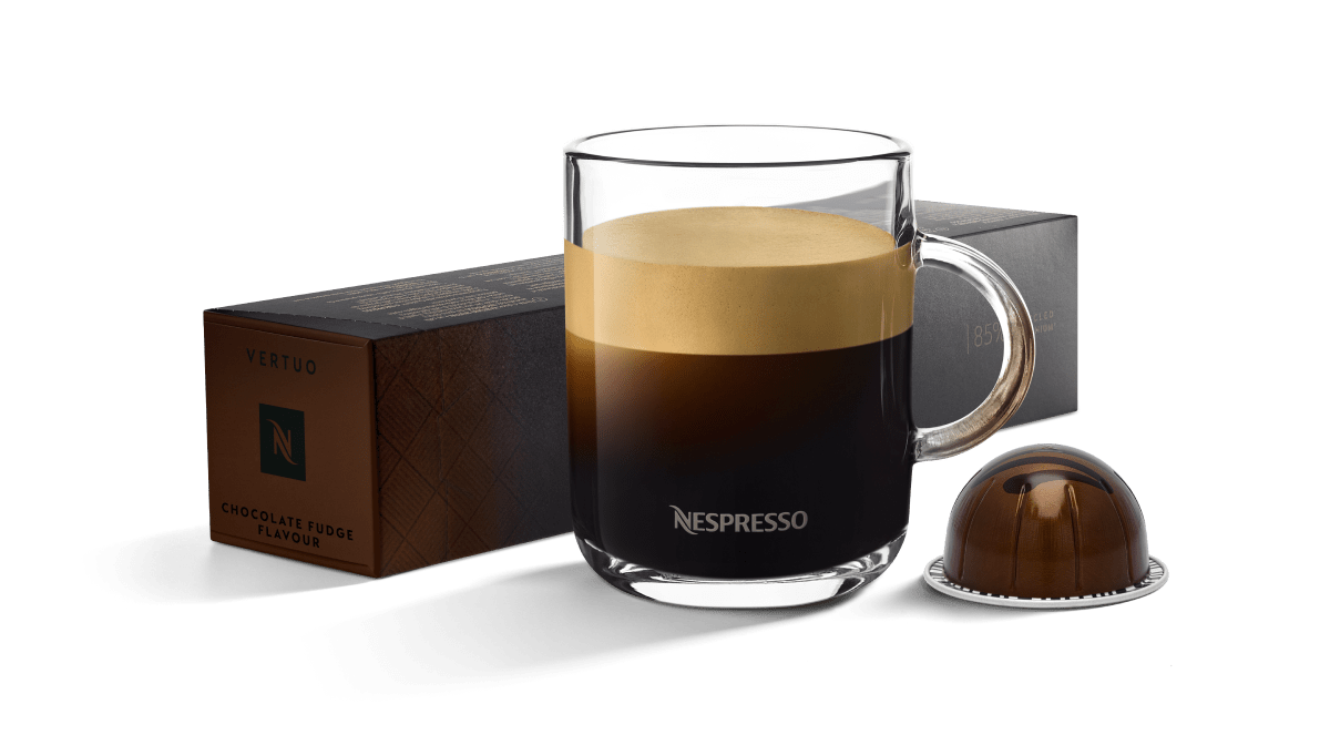 Chocolate Fudge Coffee Pods | Barista Creations | Nespresso ™ UK