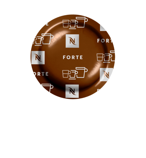 Capsules Pro Nespresso – 50 x Lungo Forte – Original – Pour