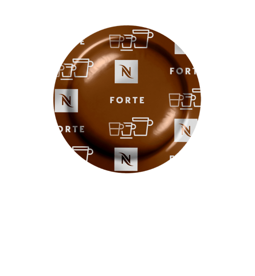 Forte Rock 100 capsule compatibili Nespresso in alluminio - Moak