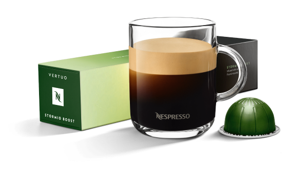 Stormio Boost, Vertuo Coffee Pods