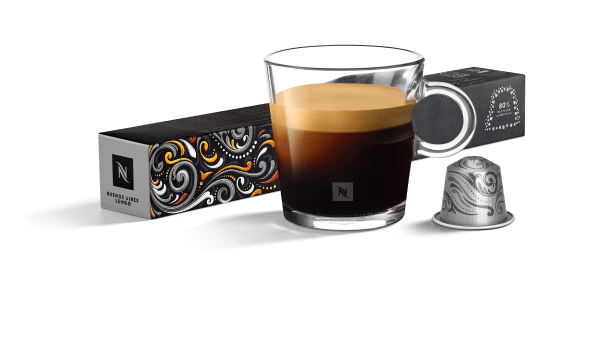 Buenos Aires Lungo Coffee Pods Arabica Robusta Nespresso USA