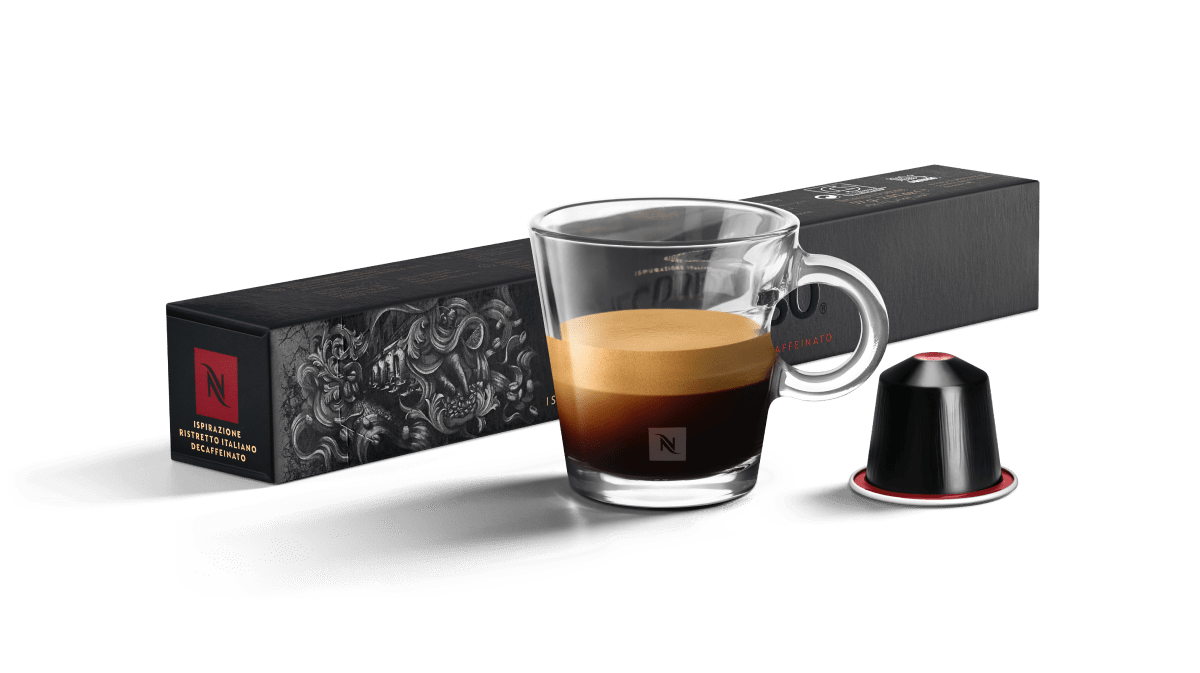 Ristretto Decaffeinato - 1 sleeve of 10 pods