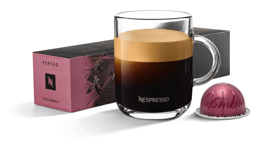 Nespresso Vertuo コーヒーカプセル ソレリオ コロンビア Colombian Arabica Coffee - Colombian Coffee - Nespresso Norway