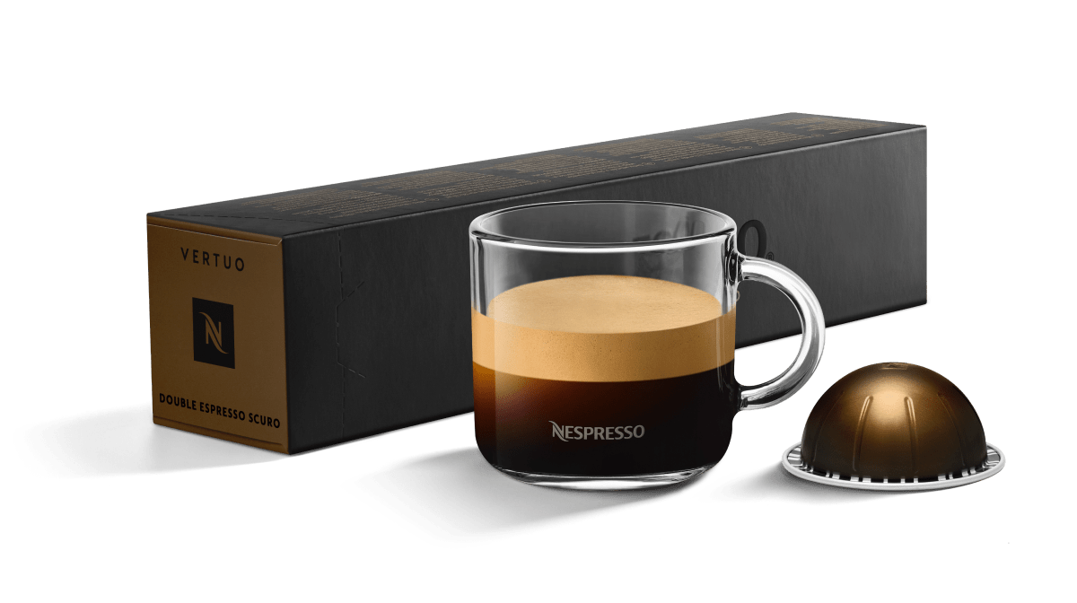 Double Espresso Scuro - 1 sleeve of 10 pods
