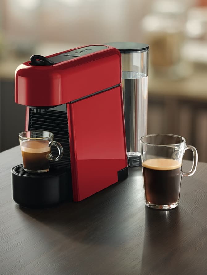 Essenza Mini Red Small Coffee Machine - Nespresso Turkey