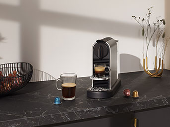 Macchina caffè espresso CitiZ Platinum Titan | Nespresso Italia