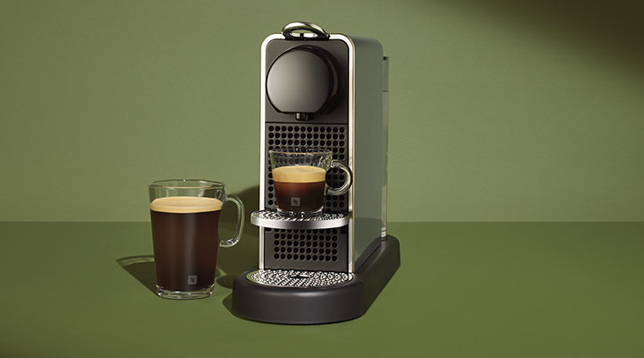 NEOUZA Capsule riutilizzabili per caffè espresso in acciaio inox compatibili con macchine da caffè Nespresso OriginalLine singolo 