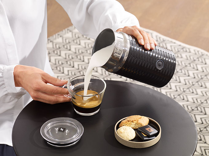Bicchieri Acqua Fruste Montalatte Per Nespresso Aeroccino 3 - Ricambio Parte 93270 Per Schiumalatte Citiz & Modelli Frusta Aeroccino 3 Nespresso