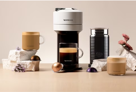 Vertuo coffee maker and milk frother