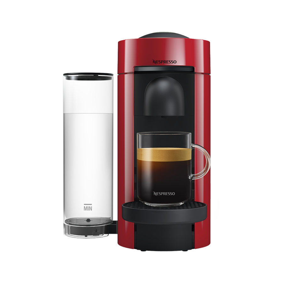 VertuoPlus Cherry Red Coffee Machine Nespresso