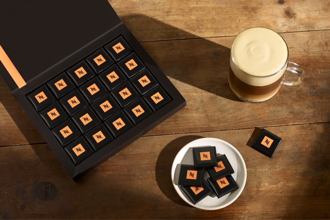 Chocolade van Nespresso voor bij de koffie