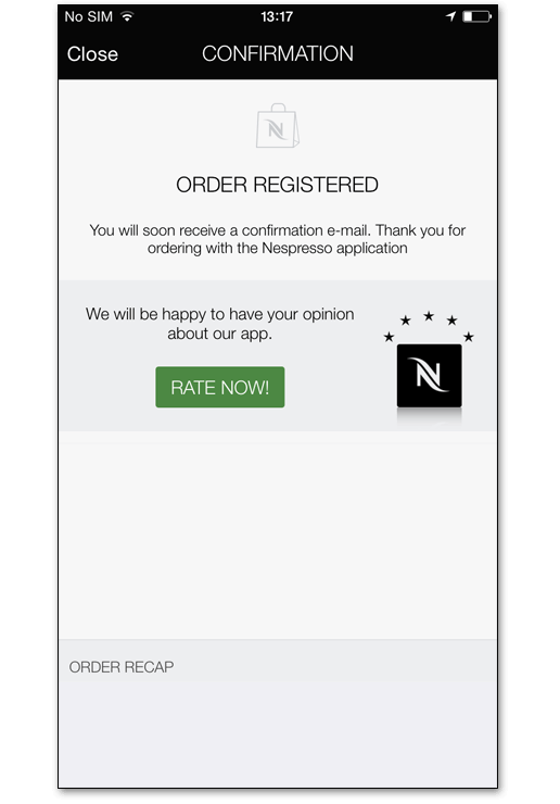 Related Deals and Promotions Discover Nespresso Boutiques, Nespresso Points of Sale or Capsule Recycling Collecting points* around your current location. // Stay up to date Discover the latest Nespresso Limited Edition coffee, machine launch or local initiative in your country. This app uses the Nespresso Mobile Website.