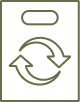 Icon of a recycling bag