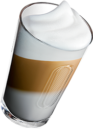 Nespresso coffee with light froth