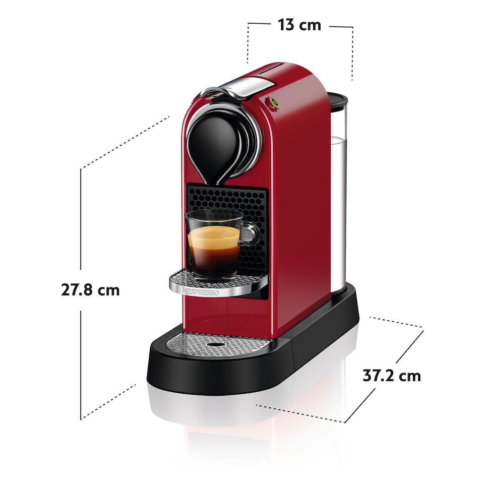 Dimensions de la machine Nespresso Inissia