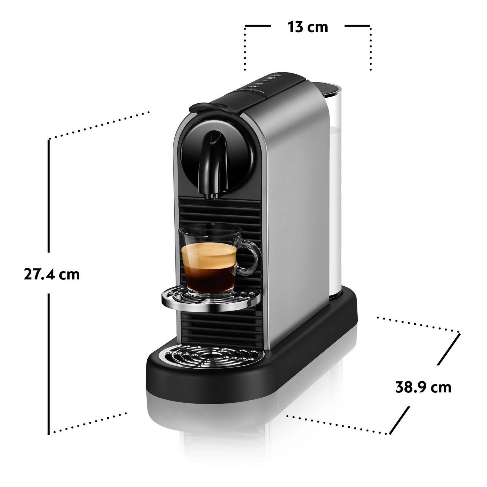 CitiZ Platinum Titan D Coffee Machine - Nespresso