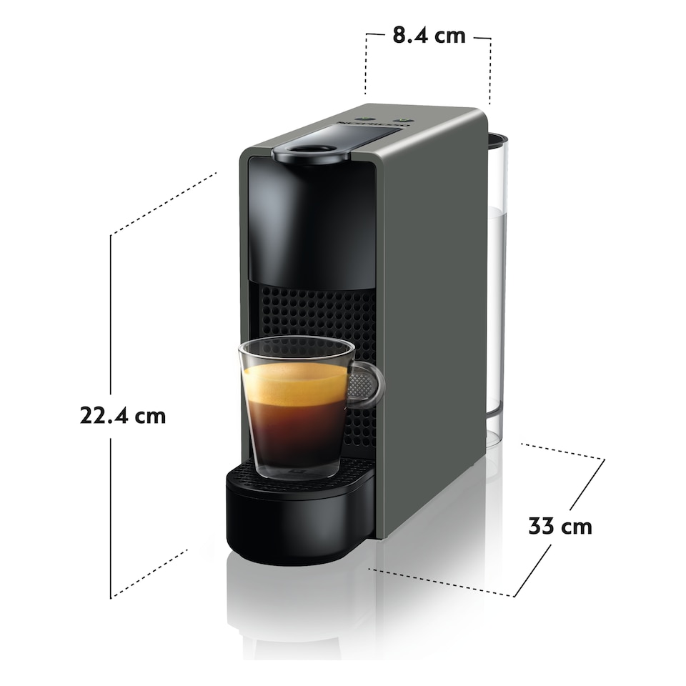 Dimensions de la machine Nespresso Inissia