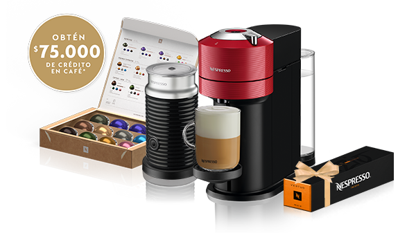 Vertuo Next Red + Milk Frother - Coffee Machines - Nespresso™ Chile