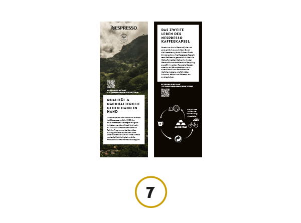 Zubehör NACHHALTIGKEITS-AUFSTELLER