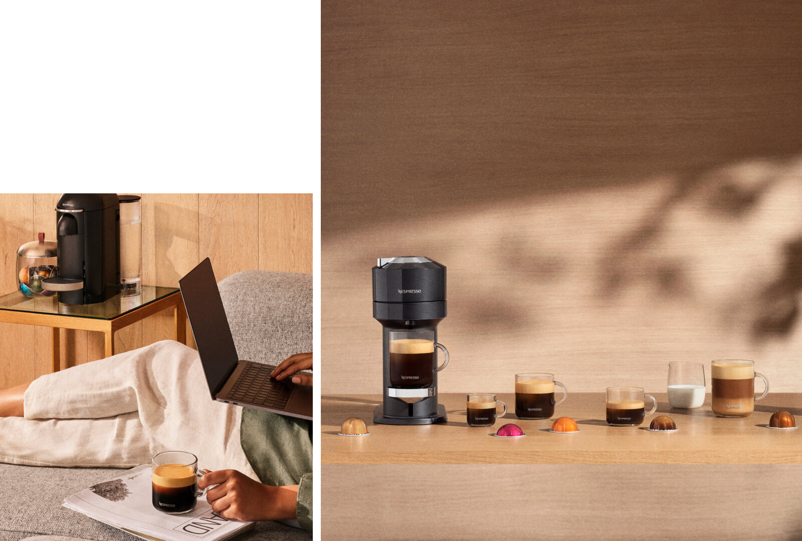 Découvrez toutes les saveurs Nespresso avec la machine à café Vertuo Next  en promo chez  (+12 capsules offertes)