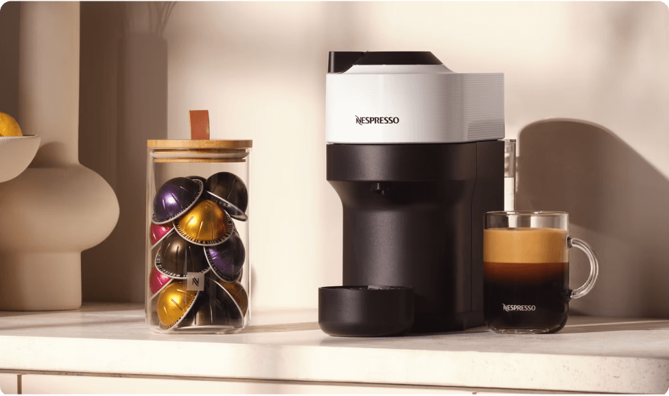 Machine Nespresso compatibles capsules Vertuo 