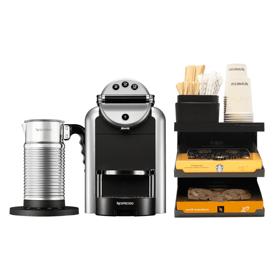 Zenius Office Latte Set Nespresso & Starbucks® Coffee | Coffee Machines | Nespresso Professional JP