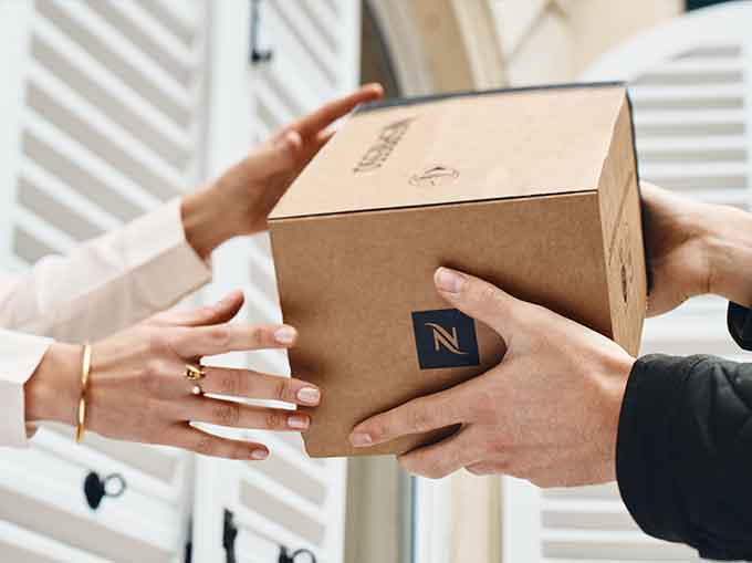 Send used coffees to recycle plant