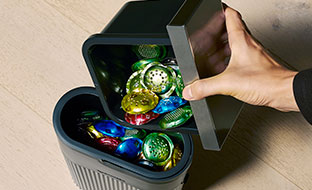 2. Receive used capsules from consumers
