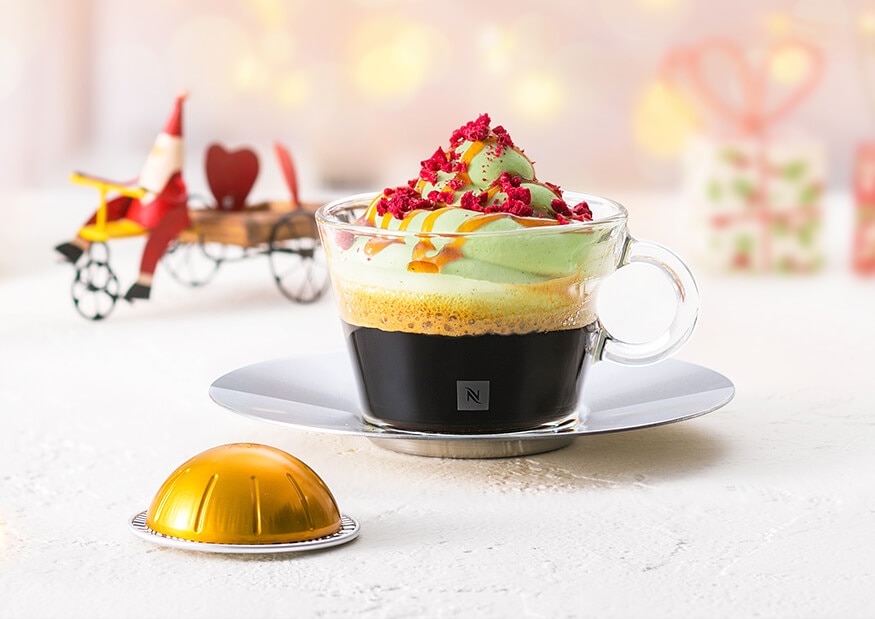 カフェ ヴィエノワ 抹茶キャラメル｜コーヒーとペアリング｜ネスプレッソ