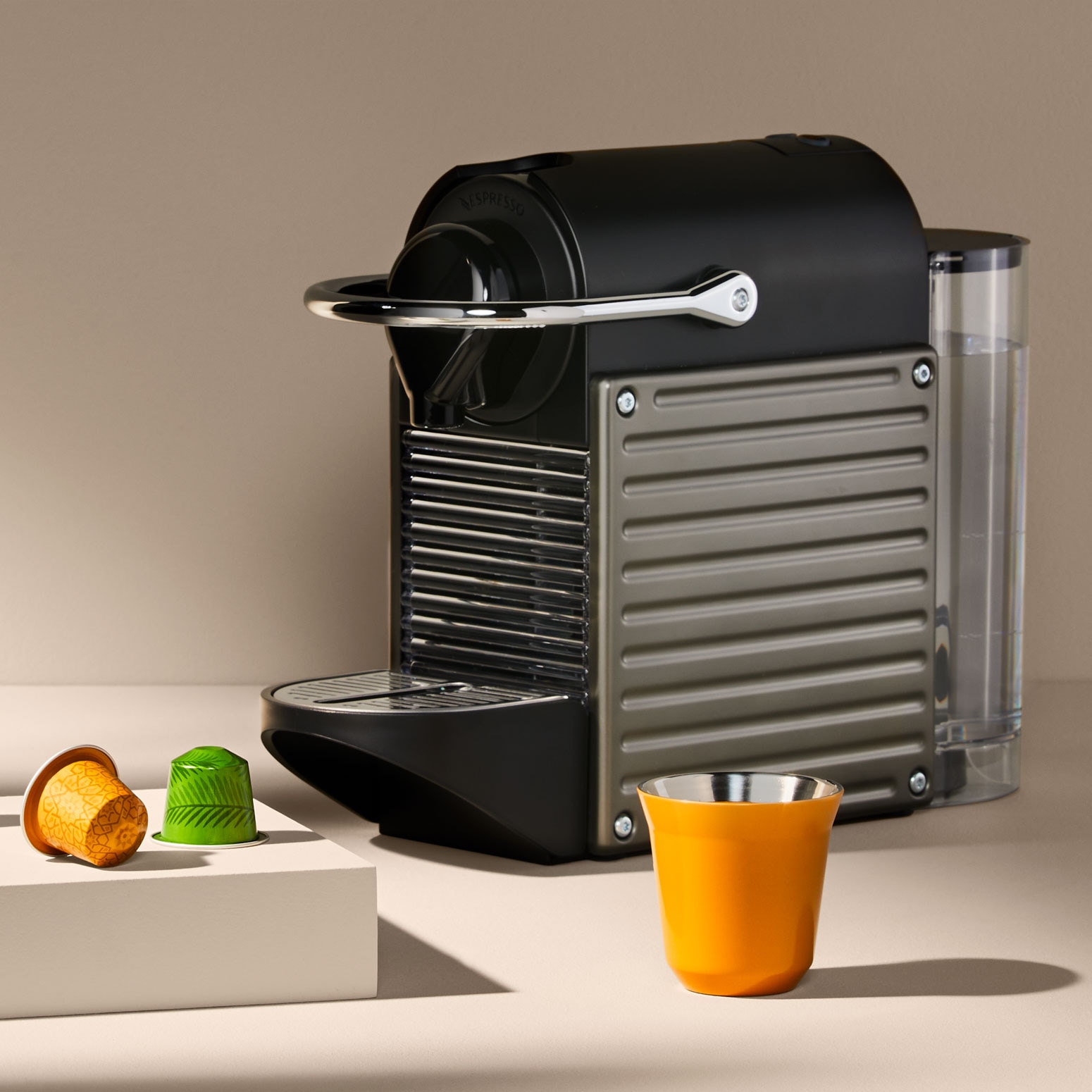 Nespresso Pixie Coffee Machine – Titanium Brand New Boxed