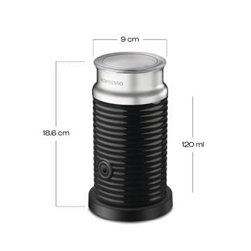 Aeroccino 3 Black | Nespresso Milk Frother | Nespresso