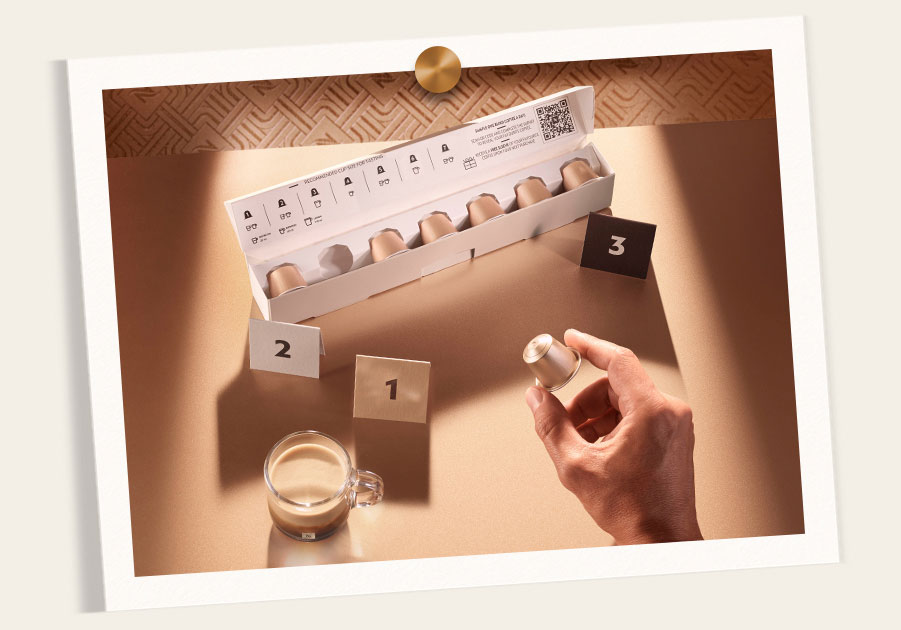 Blind tasting kit of original capsules
