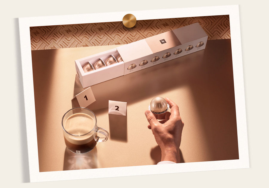 Blind tasting kit of vertuo capsules