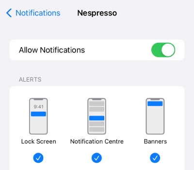 iOS Notification